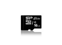 Silicon Power 16GB Elite MicroSDHC Class10 UHS-1 tot 85Mb/s incl. SD-adapter Zwart