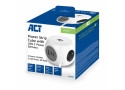 ACT Stekkerdoos kubus met 3 type F stopcontacten, 30W Power Delivery USB-C/A poorten, kabellengte 1,5m