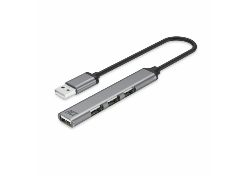 ACT USB-A hub 2.0, 4 poorts USB-A