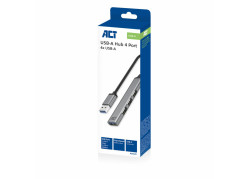 ACT USB-A hub, 3x USB-A 2.0 en 1x USB-A 3.0