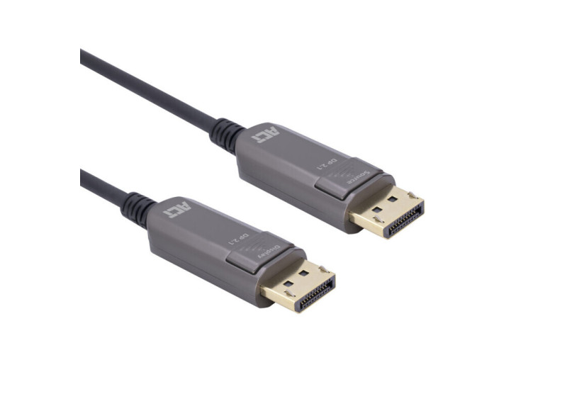 ACT 15 meter 8K DisplayPort 2.1 DP40 UHBR10 LSZH Active Optical Cable (AOC)