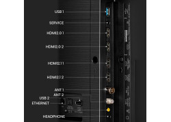 Hisense 65UXKQ tv 165,1 cm (65") 4K Ultra HD Smart TV Wifi Zwart 650 cd/m²