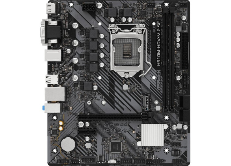 Asrock H510M-HDV/M.2 SE Intel H470 LGA 1200 (Socket H5) micro ATX