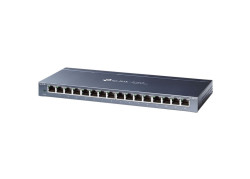 TP-LINK TL-SG116E Unmanaged Gigabit Ethernet (10/100/1000) Zwart OPEN BOX