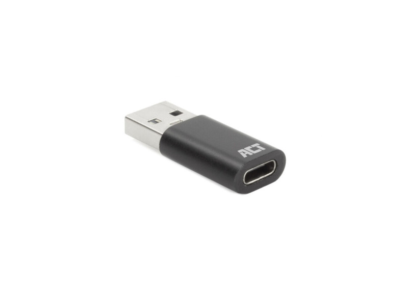 ACT USB-A male naar USB-C female adapter