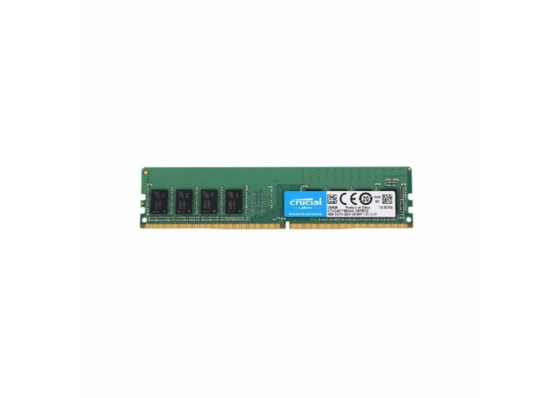 Crucial CT4G4DFS824A geheugenmodule 4 GB 1 x 4 GB DDR4 2400 MHz