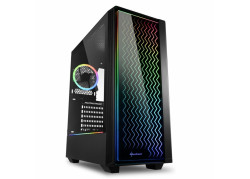 Sharkoon RGB LIT 200 Midi Tower Zwart