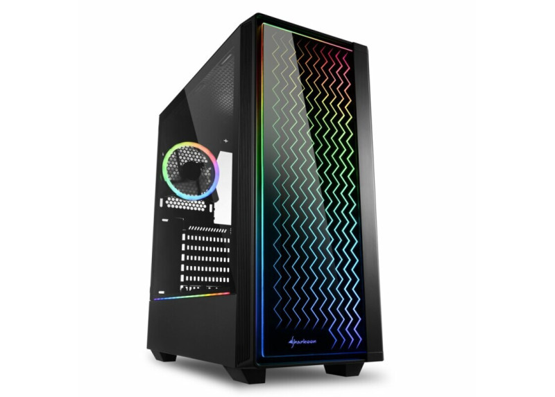 Sharkoon RGB LIT 200 Midi Tower Zwart