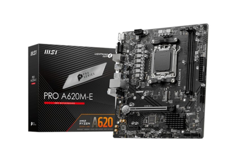 MSI AM5 PRO A620M-E - DDR5/M.2/HDMI/VGA/ÂµATX