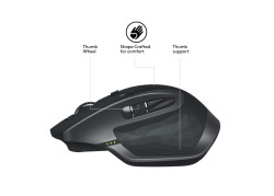 Logitech MX Master 2S muis Rechtshandig RF draadloos + Bluetooth Laser 1000 DPI