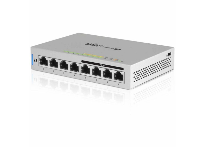 Ubiquiti Networks UniFi Switch 8 Managed Gigabit Ethernet (10/100/1000) Power over Ethernet (PoE) Grijs