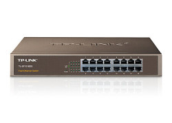 TP-LINK TL-SF1016DS netwerk-switch Fast Ethernet (10/100) Zwart