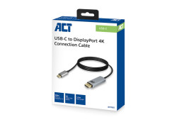 ACT AC7035 USB-C naar DisplayPort kabel 1,8 meter