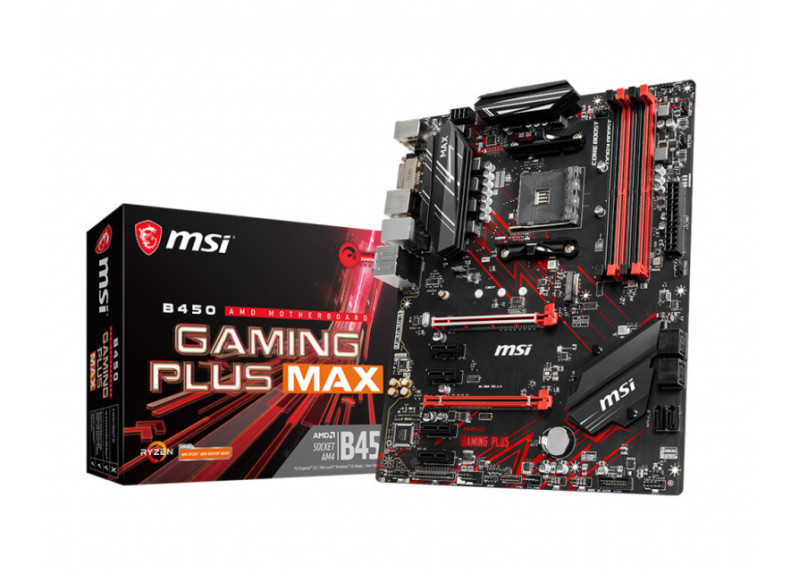 MSI B450 GAMING PLUS MAX moederbord AMD B450 Socket AM4 ATX