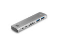 ACT AC7025 USB-C Thunderbolt™ 3 naar HDMI multiport adapter 4K, USB hub, cardreader en PD pass through