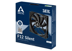 ARCTIC F12 Silent Computer behuizing Ventilator 12 cm Zwart 1 stuk(s)