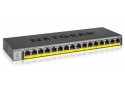 NETGEAR GS116PP Unmanaged Gigabit Ethernet (10/100/1000) Power over Ethernet (PoE) Zwart