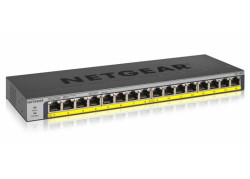 NETGEAR GS116PP Unmanaged Gigabit Ethernet (10/100/1000) Power over Ethernet (PoE) Zwart