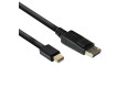 Ewent EW9865 DisplayPort kabel 2 m Mini DisplayPort Zwart