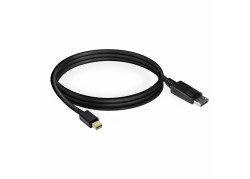 Ewent EW9865 DisplayPort kabel 2 m Mini DisplayPort Zwart