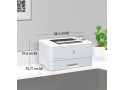 HP LaserJet Enterprise M406dn, Zwart-wit, Printer voor Bedrijf, Print, Compact formaat; Optimale beveiliging; Dubbelzijdig print