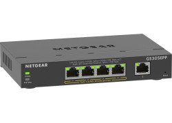 NETGEAR 5-Port Gigabit Ethernet High-Power PoE+ Plus Switch (GS305EPP)