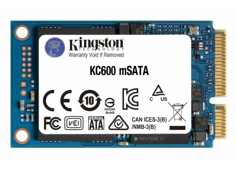 Kingston Technology KC600 mSATA 512 GB SATA III 3D TLC