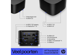 HP Thunderbolt Dock 280W G4 met combokabel