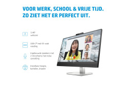 HP E-Series E27m G4 68,6 cm (27") 2560 x 1440 Pixels Quad HD Zwart