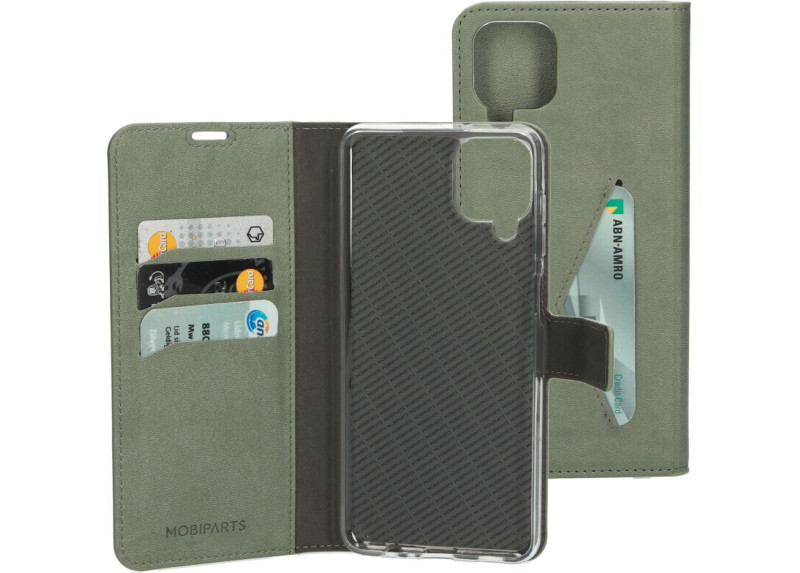 Mobiparts Classic Wallet Case Samsung Galaxy A12 (2021) Stone Green