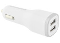 Mobiparts Car Charger Dual USB 2.4A White