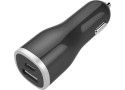 Mobiparts Car Charger Dual USB-A en USB-C 2.4A Black