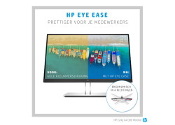 HP E-Series E24q G4 60,5 cm (23.8") 2560 x 1440 Pixels Quad HD Zwart, Zilver