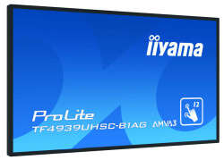 iiyama ProLite TF4939UHSC-B1AG computer monitor 124,5 cm (49") 3840 x 2160 Pixels 4K Ultra HD LED Touchscreen Multi-gebruiker Zw