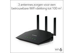 NETGEAR Nighthawk 4-Stream AX1800 WiFi 6 Router (RAX10)