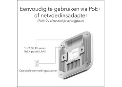 NETGEAR Insight Cloud Managed WiFi 6 AX3600 Dual Band Access Point (WAX620)