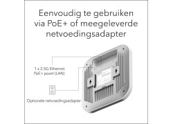 NETGEAR Insight Cloud Managed WiFi 6 AX3600 Dual Band Access Point (WAX620)