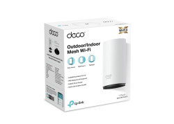 TP-Link DECOX50OUTDOOR1P mesh-wifi-systeem Dual-band (2.4 GHz / 5 GHz) Wi-Fi 6 (802.11ax) Wit 1 Intern