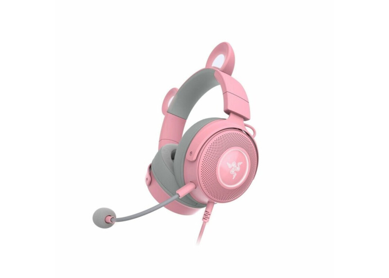 Razer Kraken Kitty V2 Pro Headset Bedraad Hoofdband Gamen USB Type-A Roze