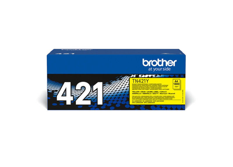 Brother TN-421Y tonercartridge 1 stuk(s) Origineel Geel