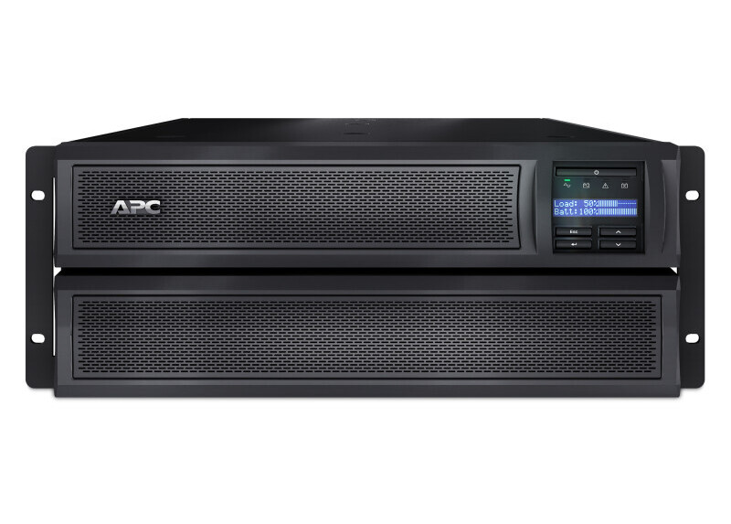 APC Smart-UPS X SMX2200HV Noodstroomvoeding - 2200VA, 8x C13, 2x C19 uitgang, USB, short depth