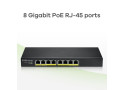 Zyxel GS1915-8EP Managed L2 Gigabit Ethernet (10/100/1000) Power over Ethernet (PoE) Zwart