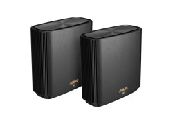 ASUS ZenWiFi AX XT8 (B-2-PK) draadloze router Gigabit Ethernet Tri-band (2.4 GHz / 5 GHz / 5 GHz) 4G Zwart