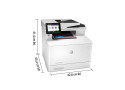 HP Color LaserJet Pro MFP M479fnw, Printen, kopiëren, scannen, fax, e-mail, Scannen naar e-mail/pdf; ADF voor 50 vel ongekruld