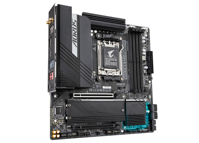 Gigabyte B650M AORUS ELITE AX moederbord AMD B650 Socket AM5 micro ATX