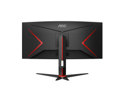 AOC G2 CU34G2X/BK computer monitor 86,4 cm (34") 3440 x 1440 Pixels Quad HD LED Zwart, Rood