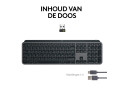 Logitech MX Keys S toetsenbord RF-draadloos + Bluetooth QWERTY US International Grafiet