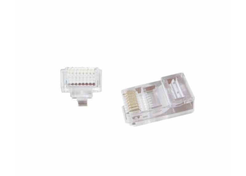 Gembird LC-PTU-01/100 kabel-connector 8P8C RJ45 Transparant