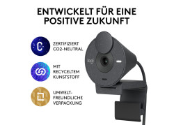 Logitech Brio 300 webcam 2 MP 1920 x 1080 Pixels USB-C Grafiet