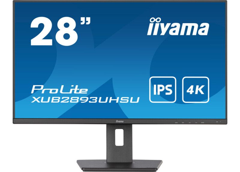 iiyama ProLite computer monitor 71,1 cm (28") 3840 x 2160 Pixels 4K Ultra HD LED Zwart